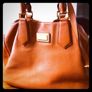 Tan leather Marc Hacobs hobo bag